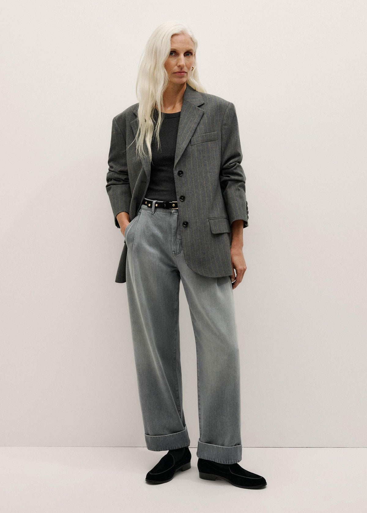 Gray Clever Jean | ME+EM Clothing