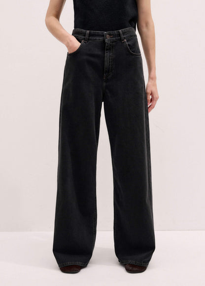 Black Every-Wear Baggy Jean | ME+EM Clothing