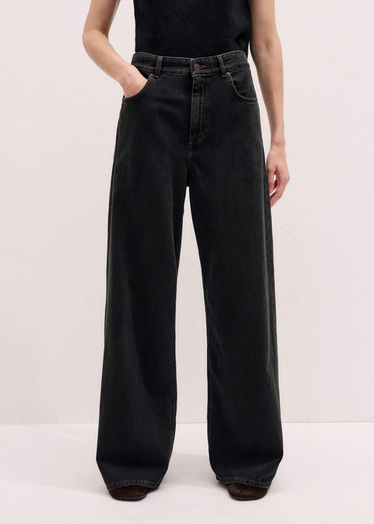 Black Every-Wear Baggy Jean | ME+EM Clothing
