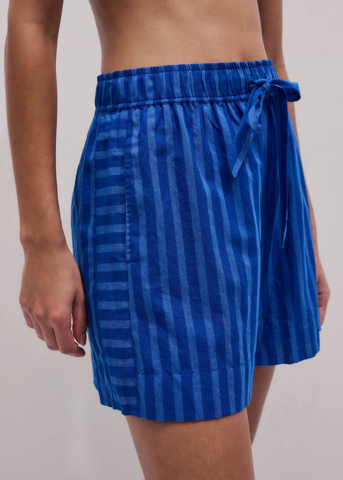 Blue Striped Beach Short | ME+EM Clothing