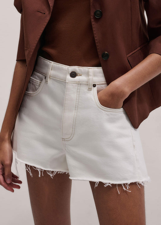 Ecru Classic Cut Off Short | ME+EM Clothing
