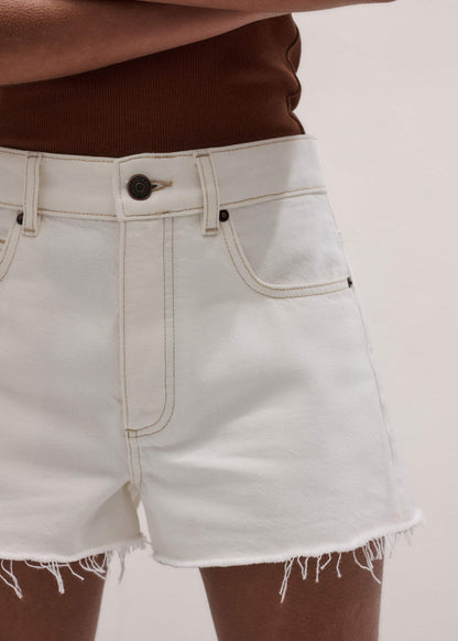 Ecru Classic Cut Off Short | ME+EM Clothing