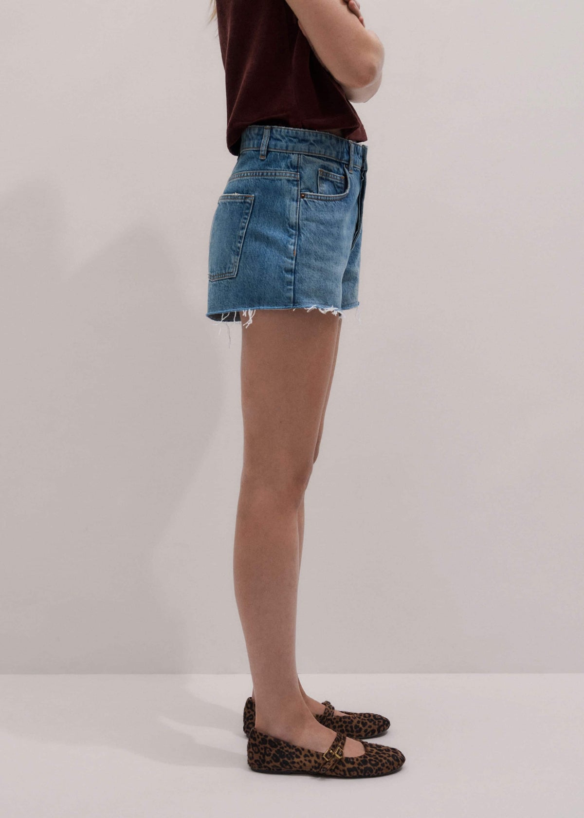Blue Classic Cut Off Short | ME+EM Clothing
