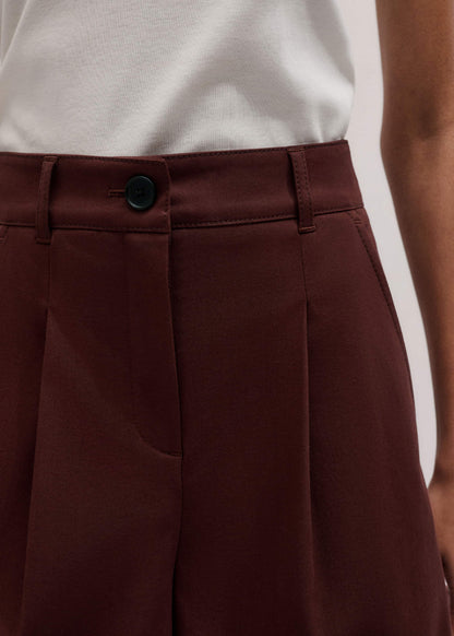 Cinnamon Brown Tailored Summer Short | ME+EM Clothing
