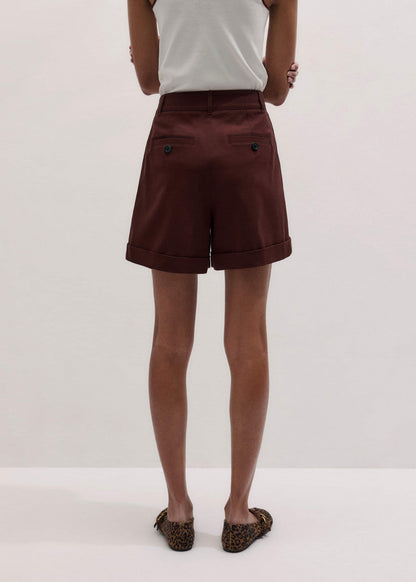 Cinnamon Brown Tailored Summer Short | ME+EM Clothing