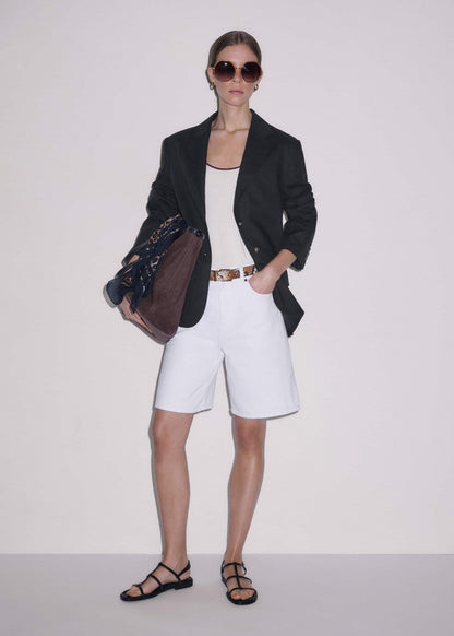White Bermuda Short | ME+EM Clothing