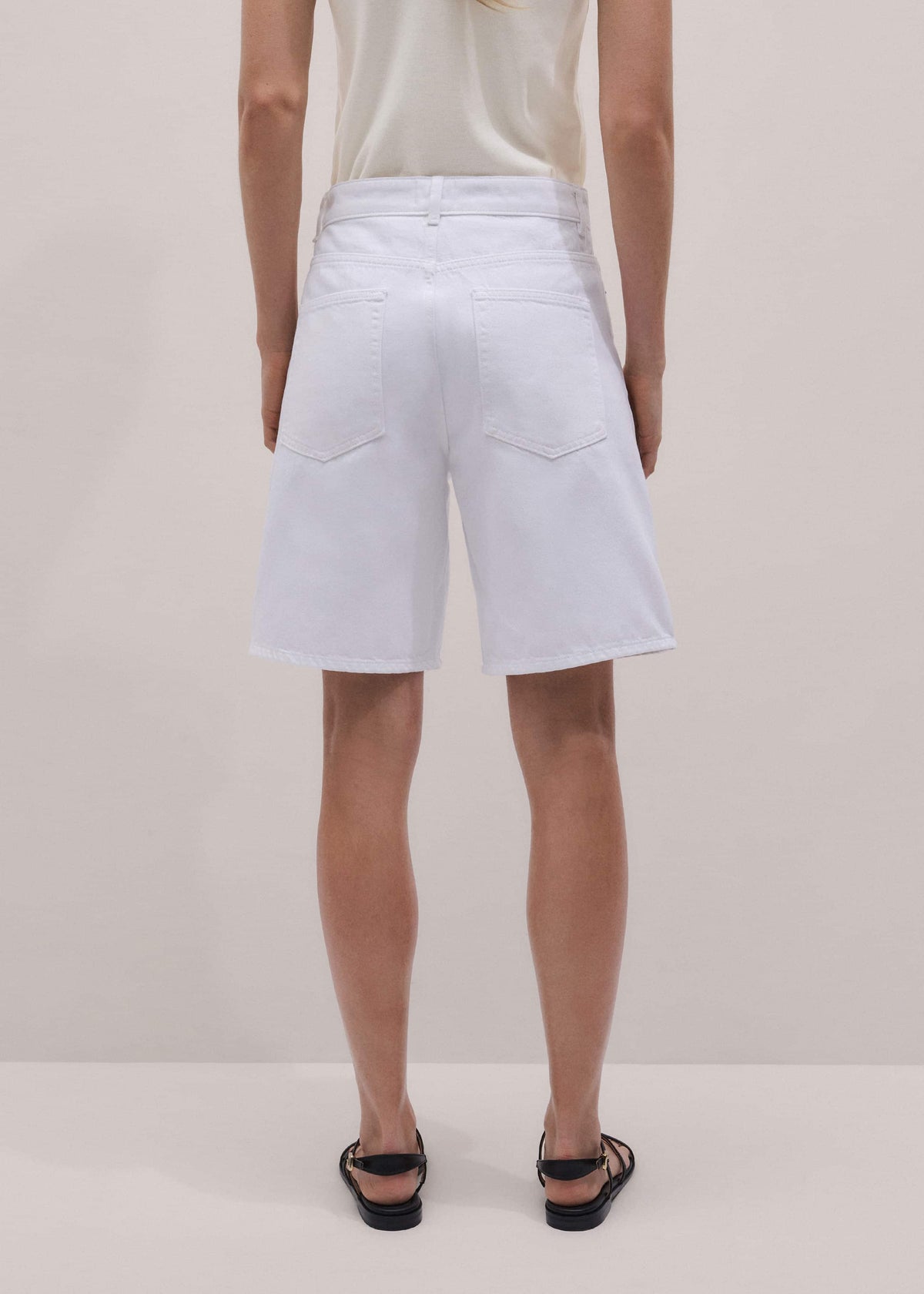 White Bermuda Short | ME+EM Clothing