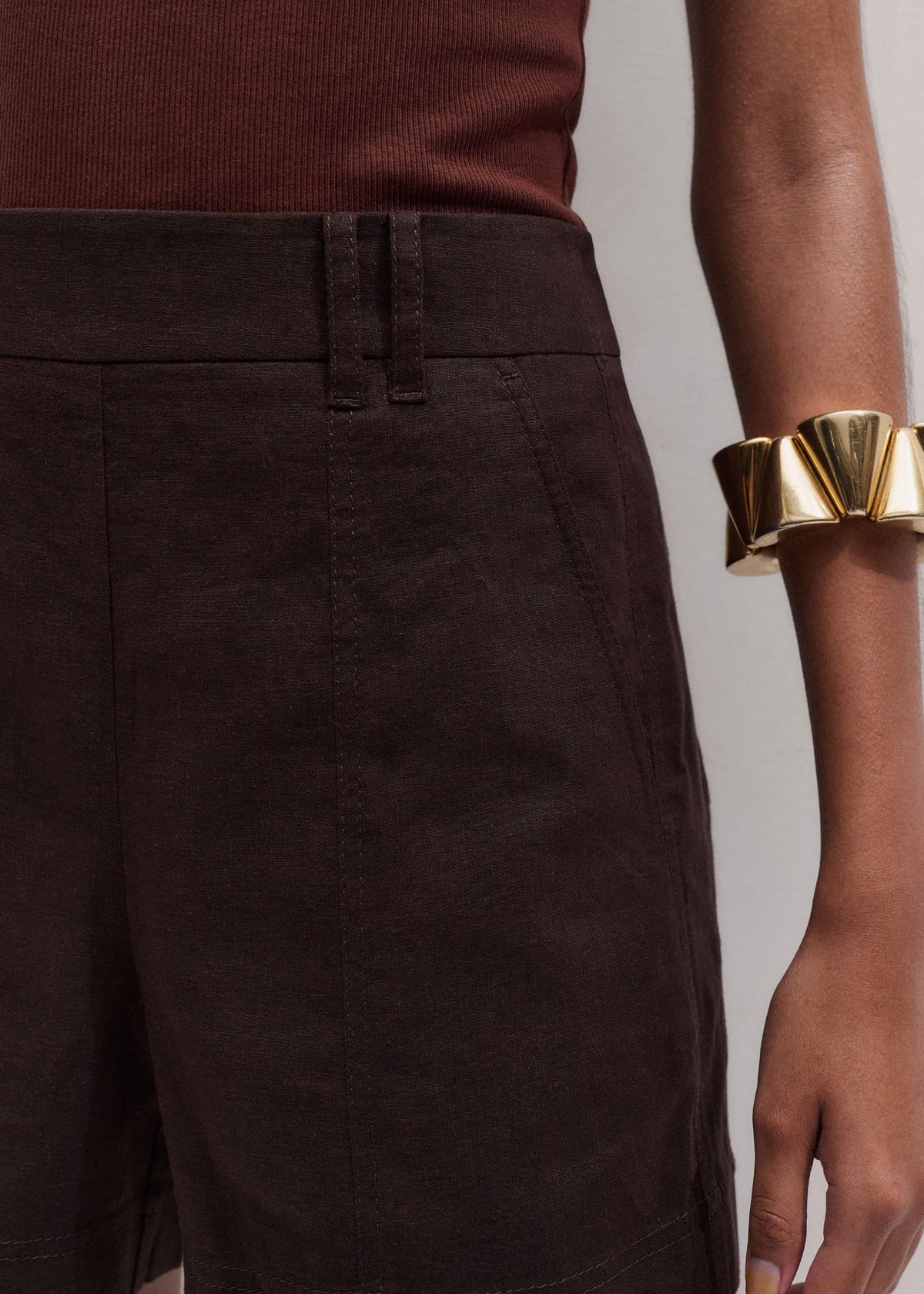 Brown Easy Summer Short | ME+EM Clothing