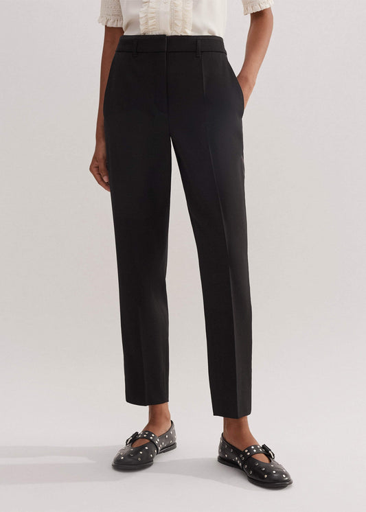 Black Slim Crop Forever Tux Pant | Woven Pants | ME+EM Clothing