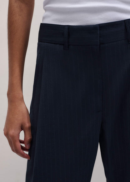 Navy Pinstripe Clever Pant | ME+EM Clothing