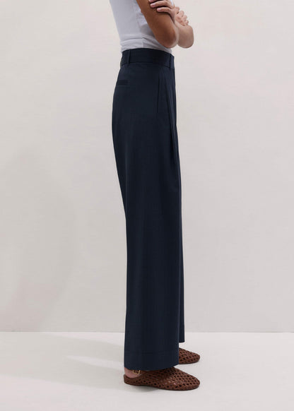 Navy Pinstripe Clever Pant | ME+EM Clothing