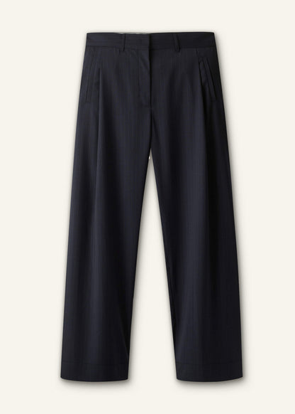 Navy Pinstripe Clever Pant | ME+EM Clothing