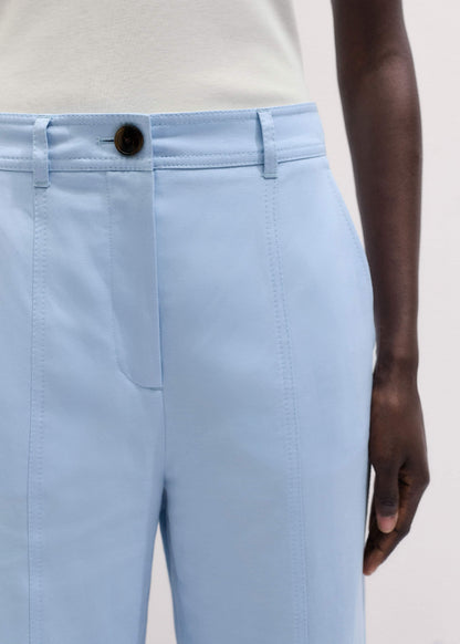 Blue Straight Crop Pant | ME+EM Clothing