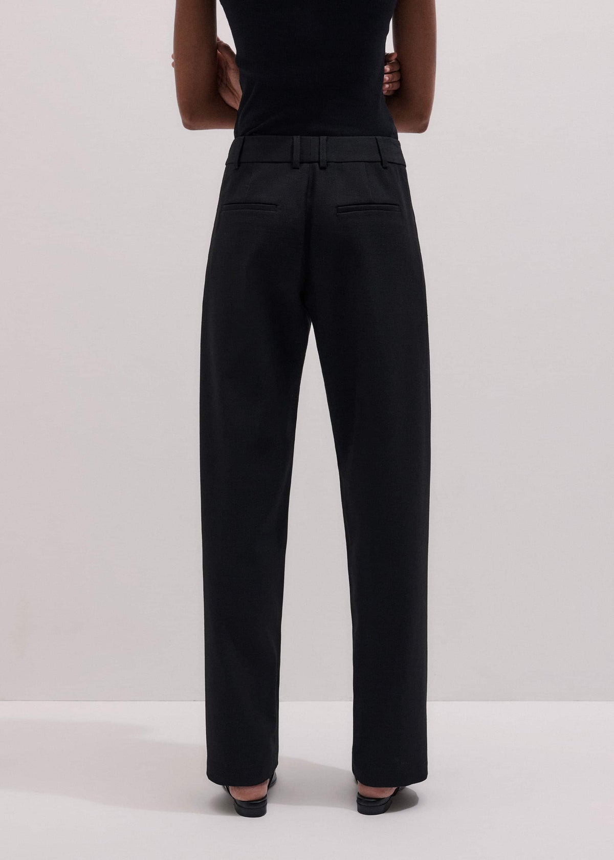 Black Clever Tapered Pant | ME+EM Clothing