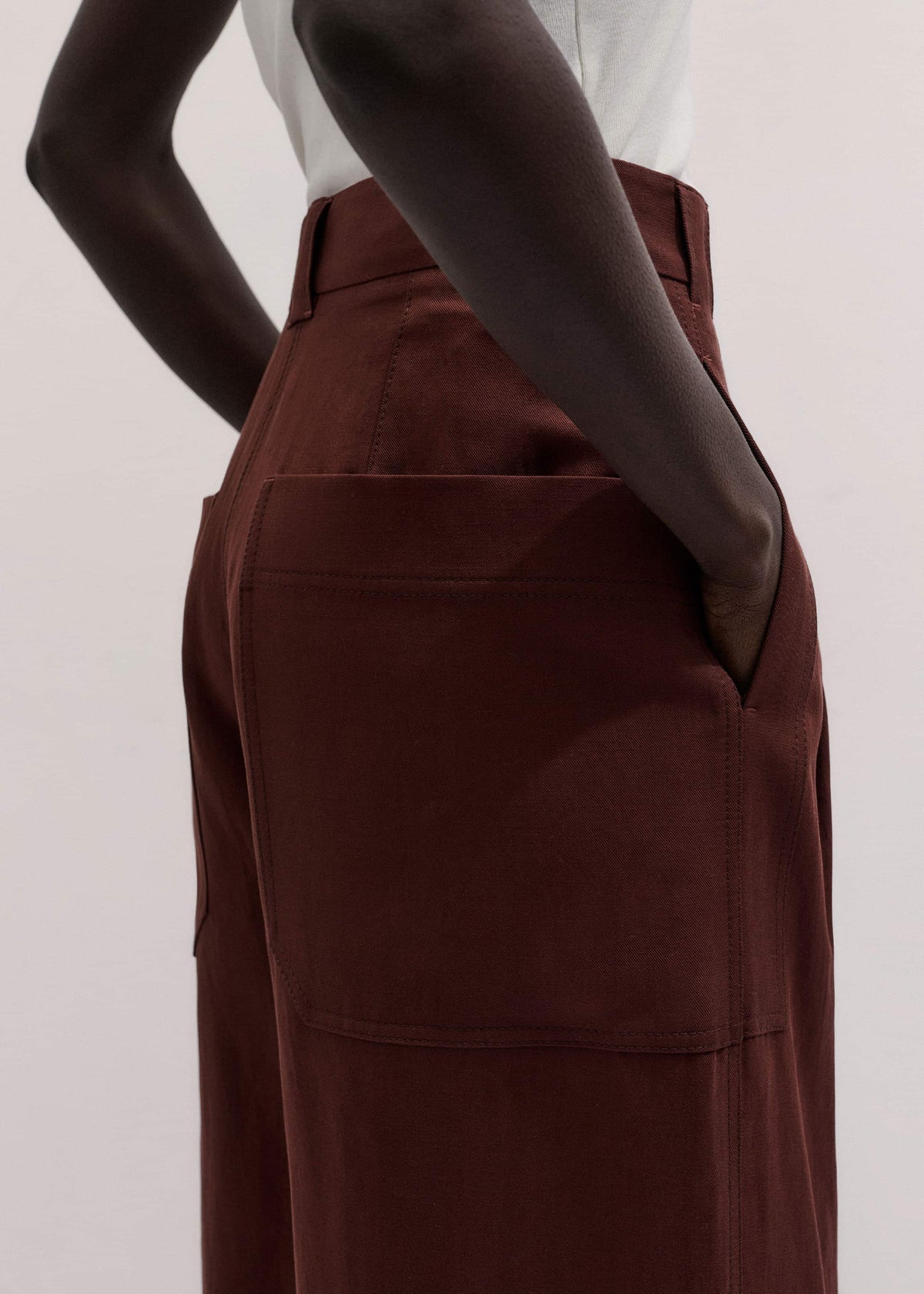 Cinnamon Brown Extreme Taper Pant | ME+EM Clothing