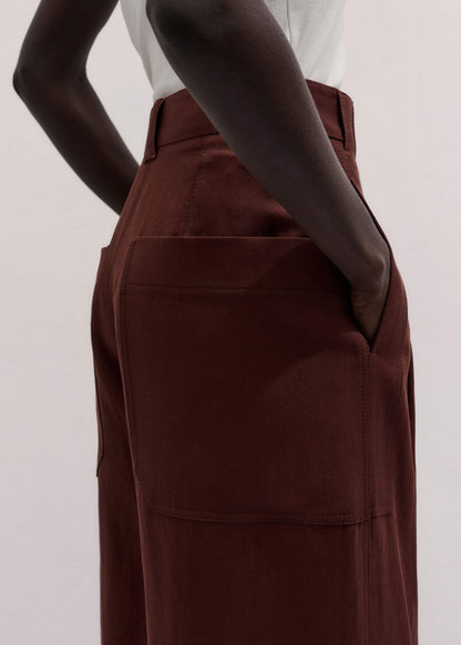 Cinnamon Brown Extreme Taper Pant | ME+EM Clothing