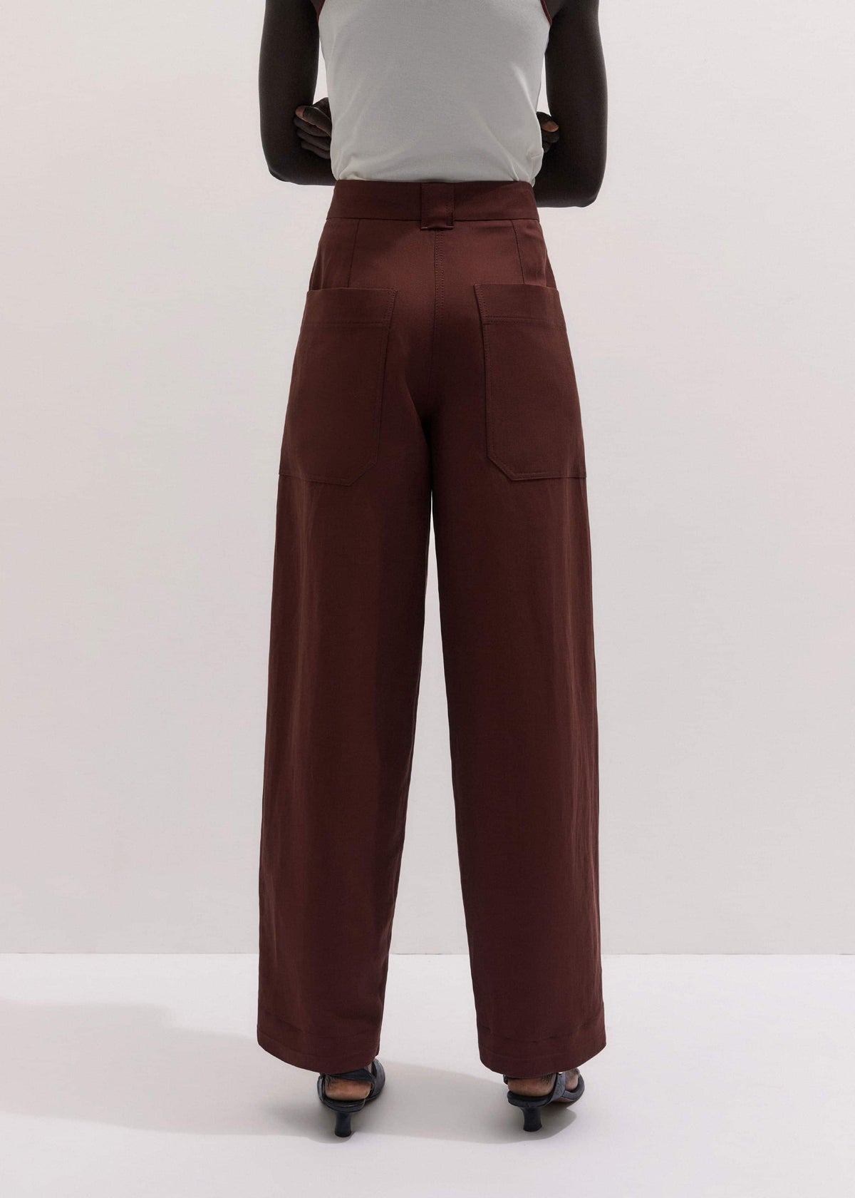Cinnamon Brown Extreme Taper Pant | ME+EM Clothing