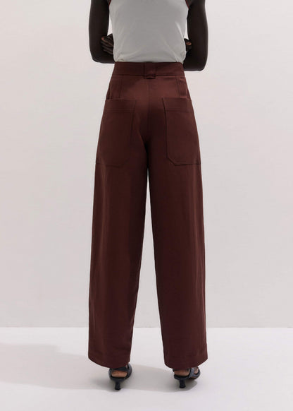 Cinnamon Brown Extreme Taper Pant | ME+EM Clothing