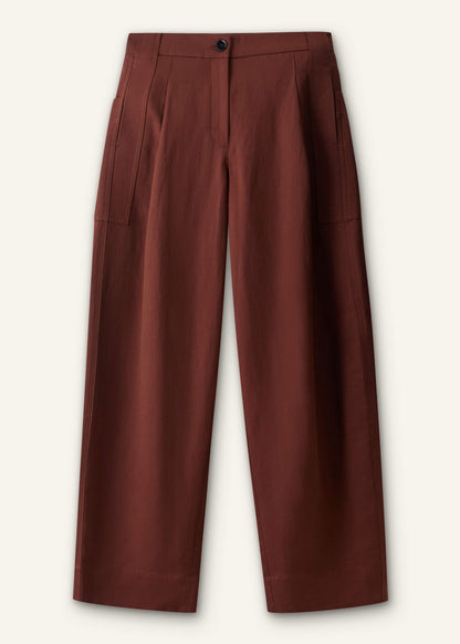 Cinnamon Brown Extreme Taper Pant | ME+EM Clothing