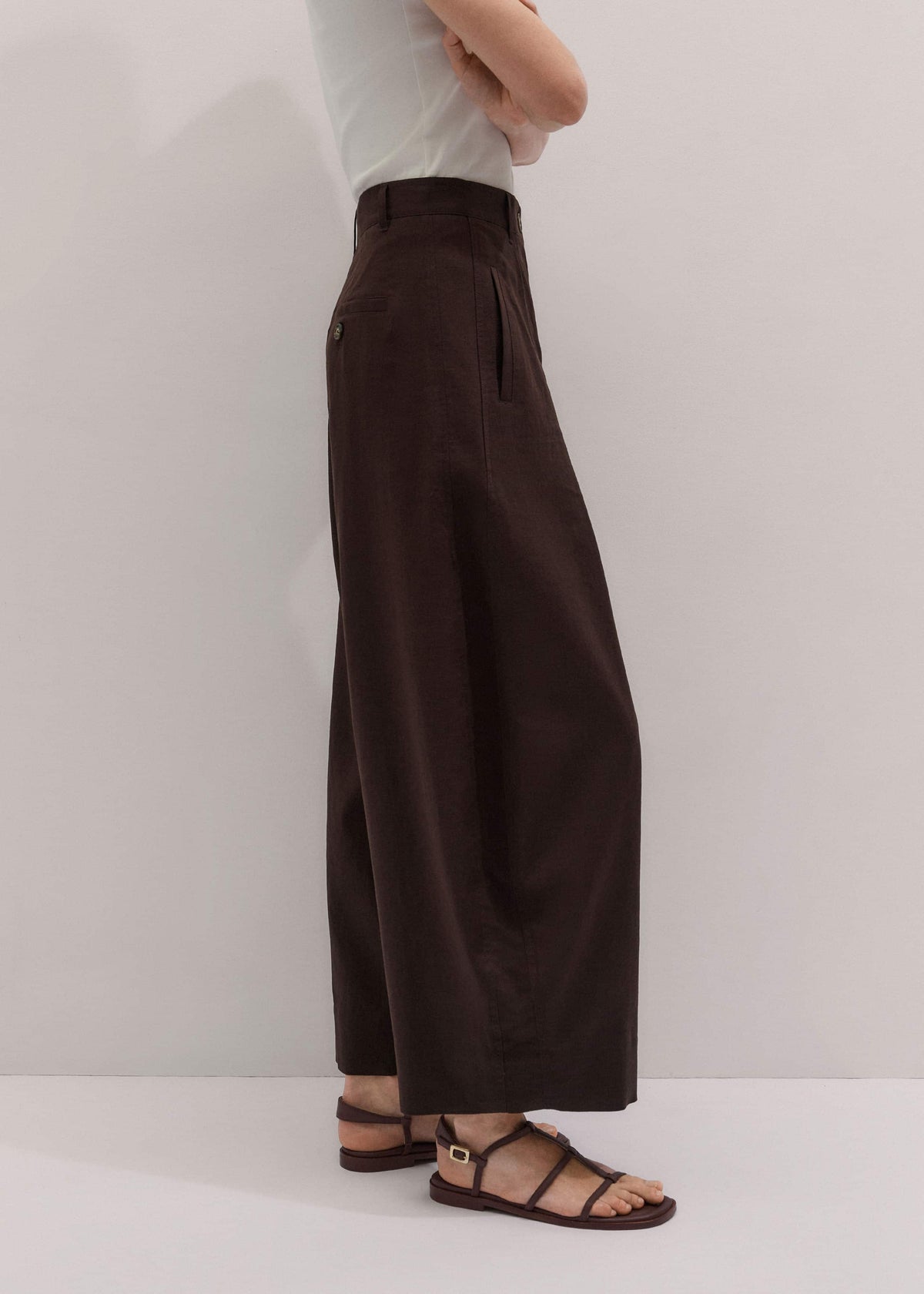 Brown Extreme Taper Pant | ME+EM Clothing