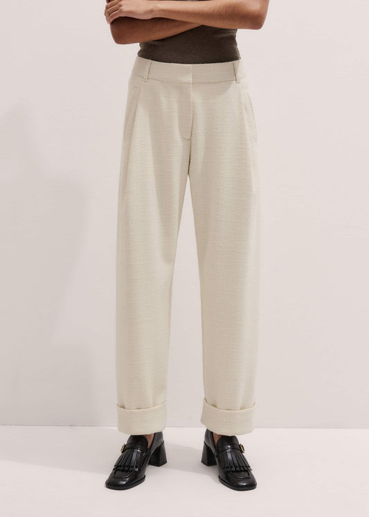 Ivory Clever Tapered Pant | ME+EM Clothing