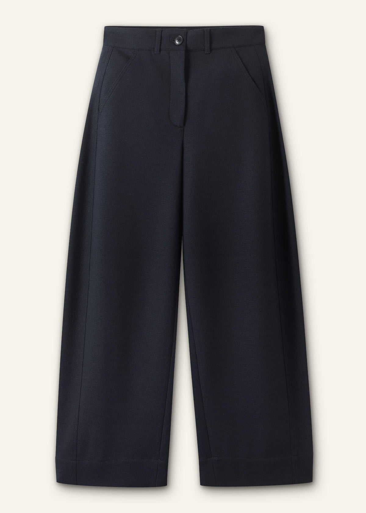 Navy Textured Extreme Tapered Pant | ME+EM Clothing