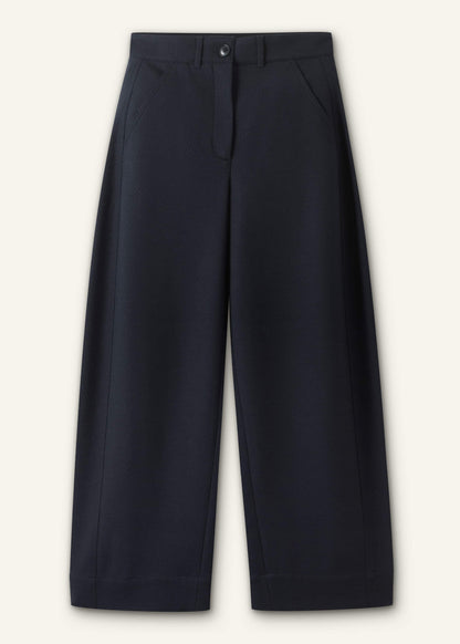 Navy Textured Extreme Tapered Pant | ME+EM Clothing