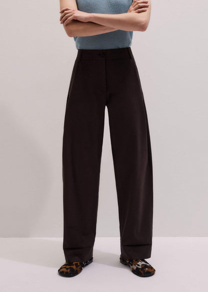 Chocolate Brown Clever Tapered Chino | ME+EM Clothing