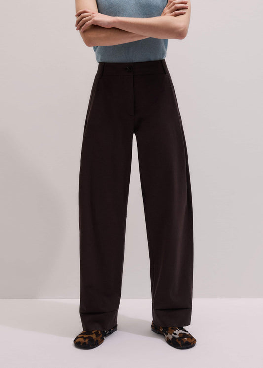 Chocolate Brown Clever Tapered Chino | ME+EM Clothing