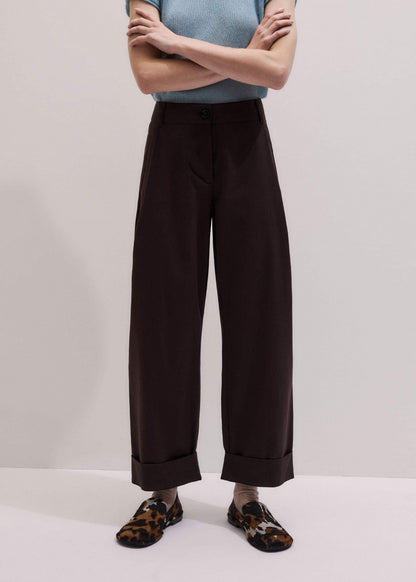 Chocolate Brown Clever Tapered Chino | ME+EM Clothing