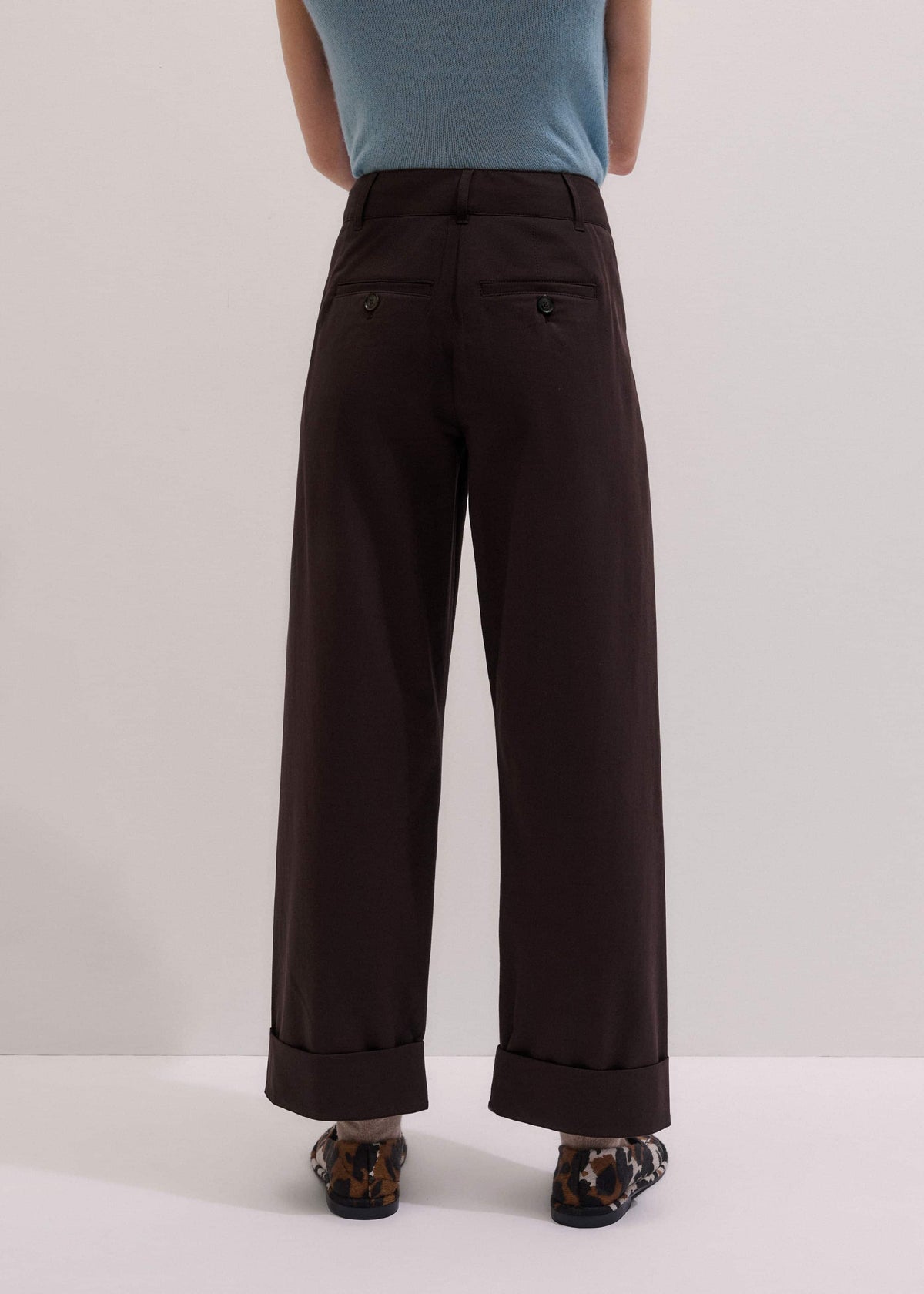 Chocolate Brown Clever Tapered Chino | ME+EM Clothing
