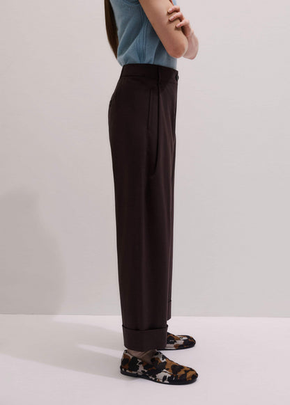 Chocolate Brown Clever Tapered Chino | ME+EM Clothing
