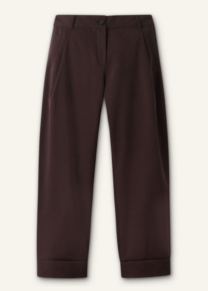 Chocolate Brown Clever Tapered Chino | ME+EM Clothing
