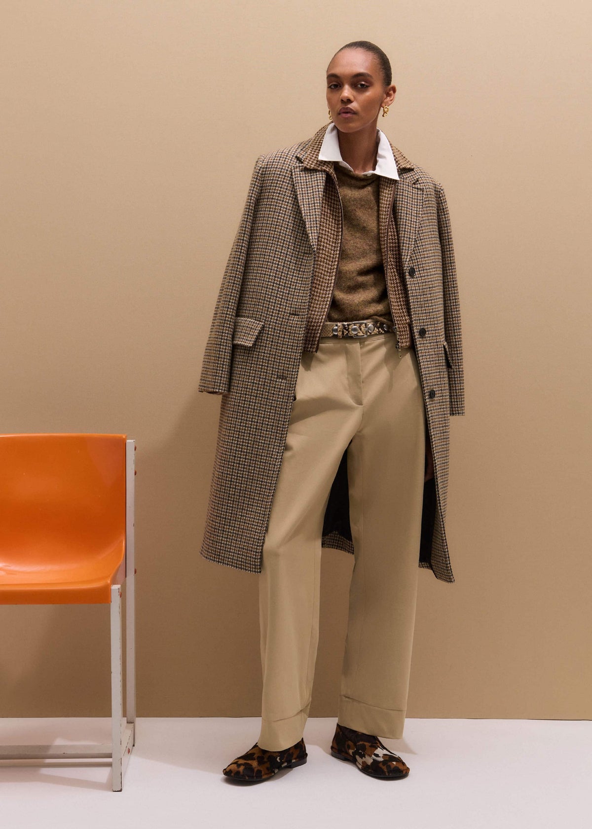 Brown Clever Tapered Chino | ME+EM Clothing