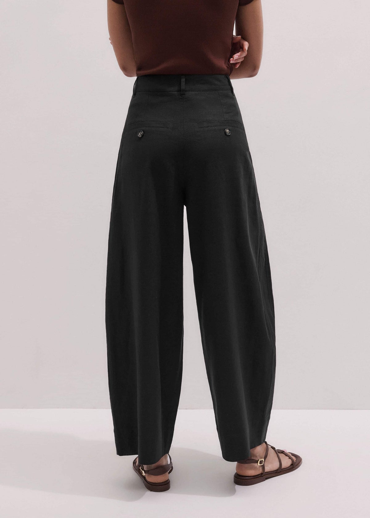 Black Extreme Taper Pant | ME+EM Clothing