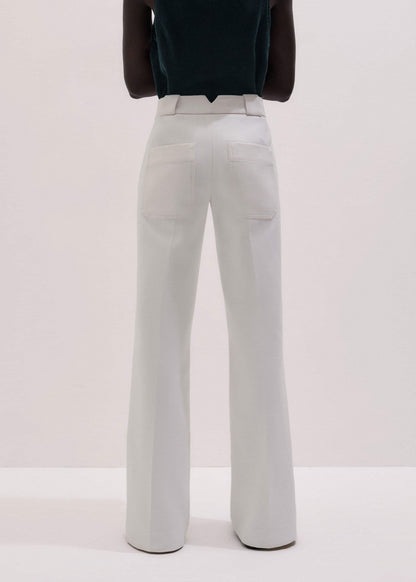Ivory Everyday Leg Elongator Pant | ME+EM Clothing