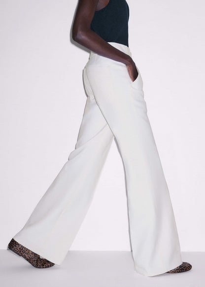 Ivory Everyday Leg Elongator Pant | ME+EM Clothing