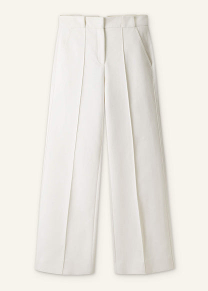Ivory Everyday Leg Elongator Pant | ME+EM Clothing