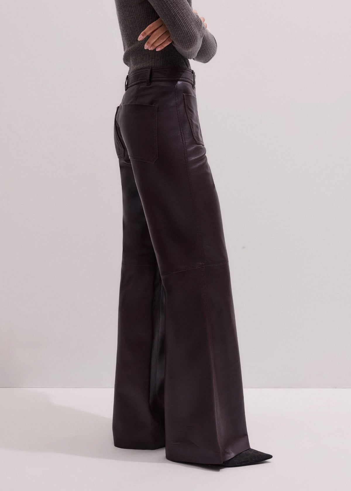 Red Boot Cut Pant | ME+EM Clothing