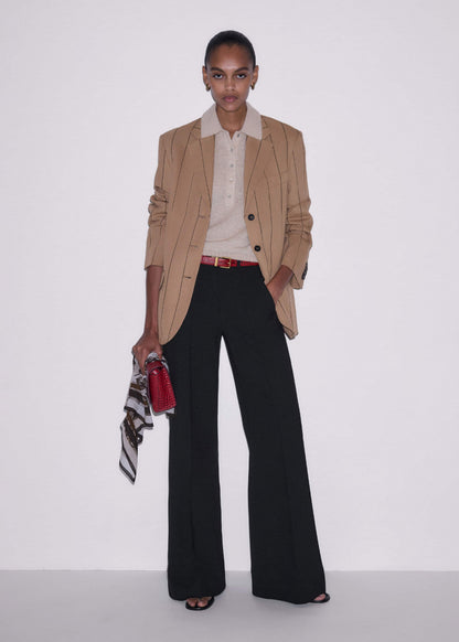 Black Tailored Leg Elongator Pant | ME+EM Clothing