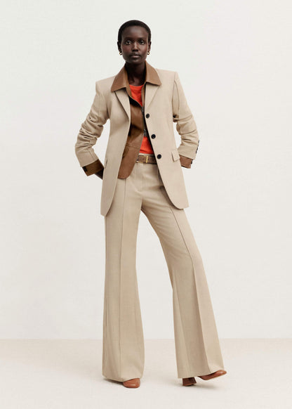 Sand Tailored Leg Elongator Pant | ME+EM Clothing