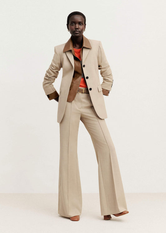 Sand Tailored Leg Elongator Pant | ME+EM Clothing