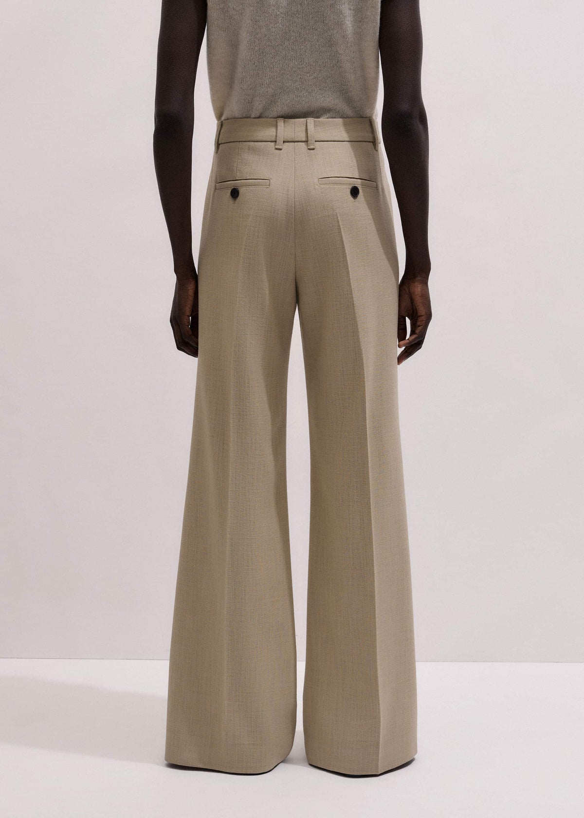Sand Tailored Leg Elongator Pant | ME+EM Clothing
