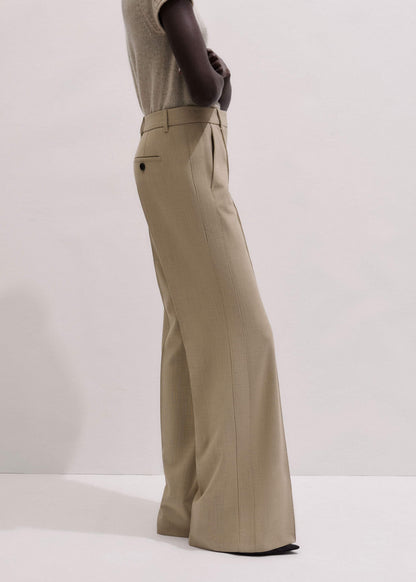Sand Tailored Leg Elongator Pant | ME+EM Clothing
