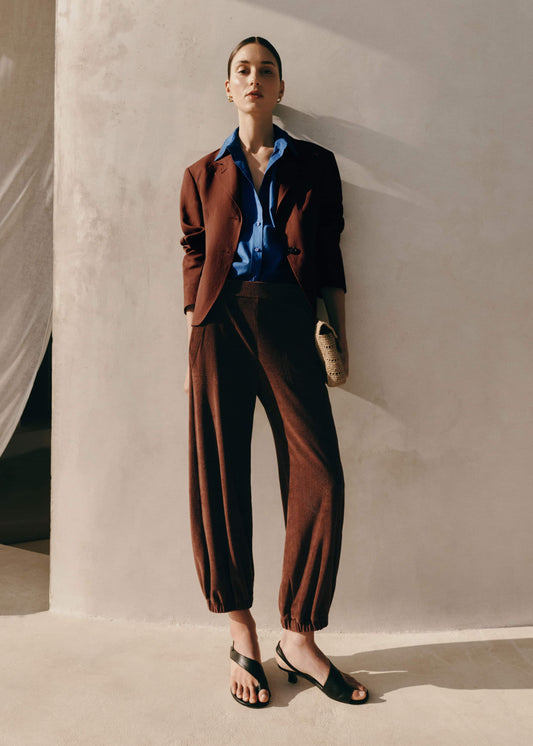 Cinnamon Brown Relaxed Sweatpant | ME+EM Clothing