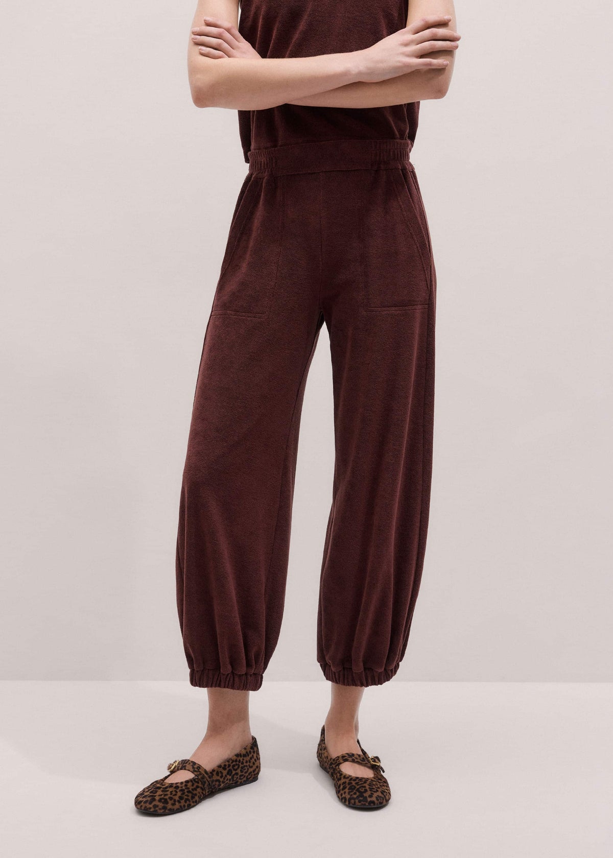 Cinnamon Brown Relaxed Sweatpant | ME+EM Clothing