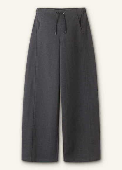Gray Herringbone Barrel-Leg Pant | ME+EM Clothing