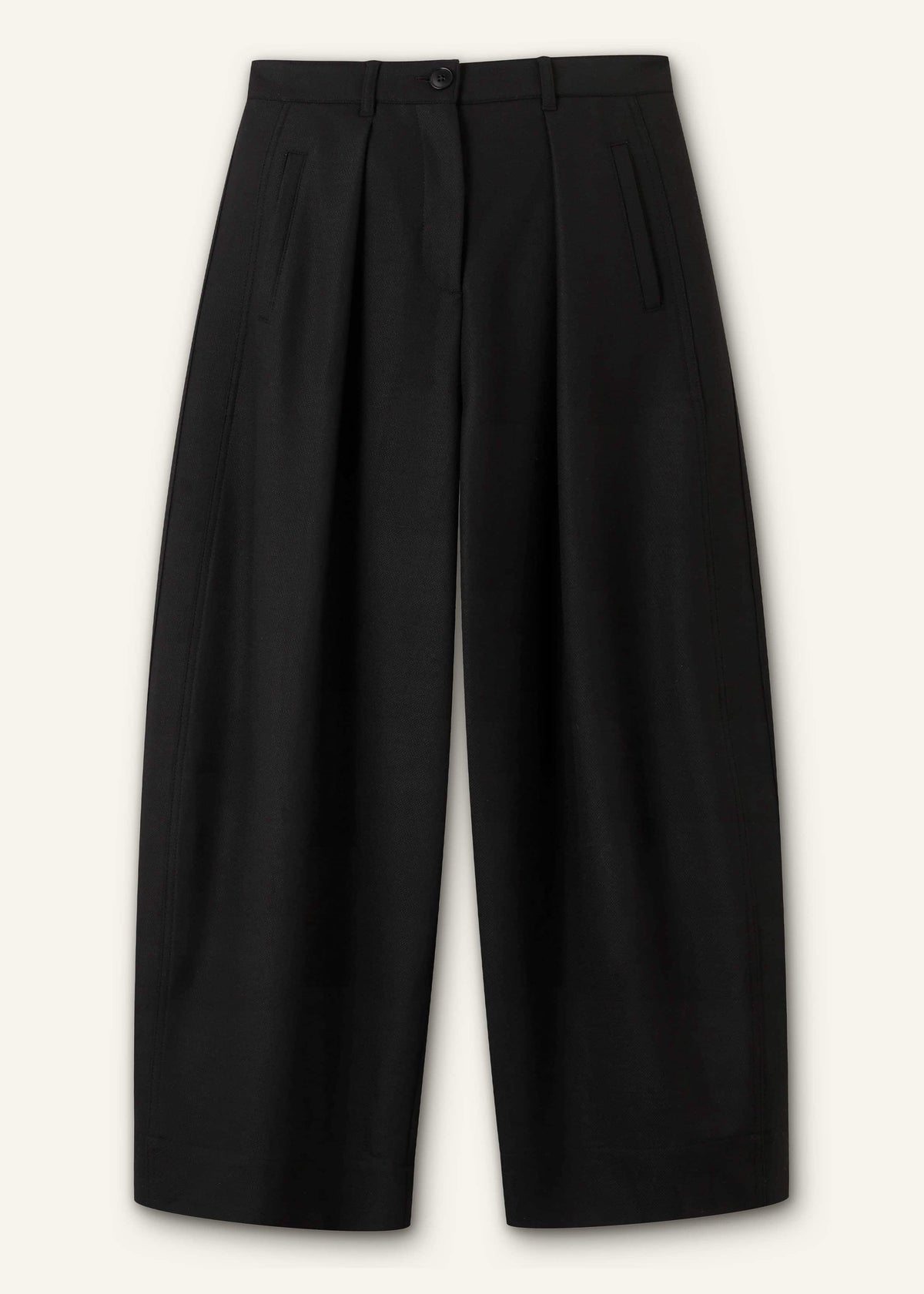 Black Barrel Leg Pant | ME+EM Clothing