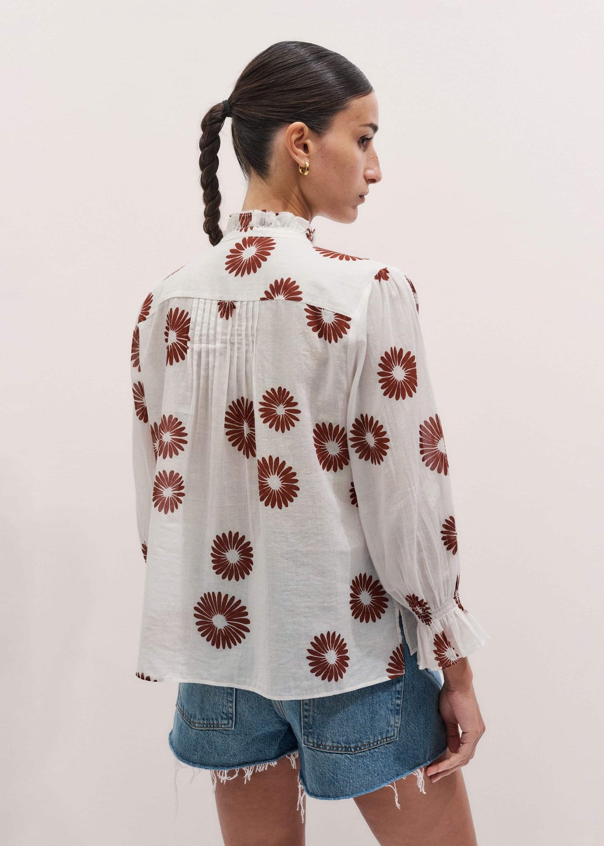 Cream Summer Swing Blouse | ME+EM Clothing