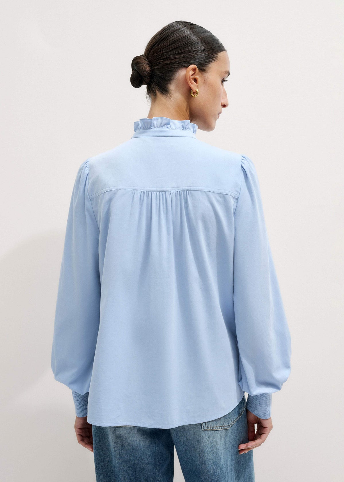 Blue Winter Blouse | ME+EM Clothing
